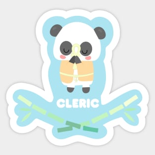 Cleric Kawaii Panda Sticker